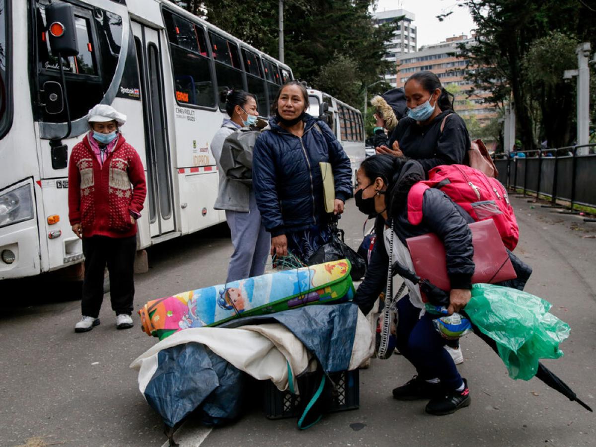 Indígenas Embera en Bogotá
