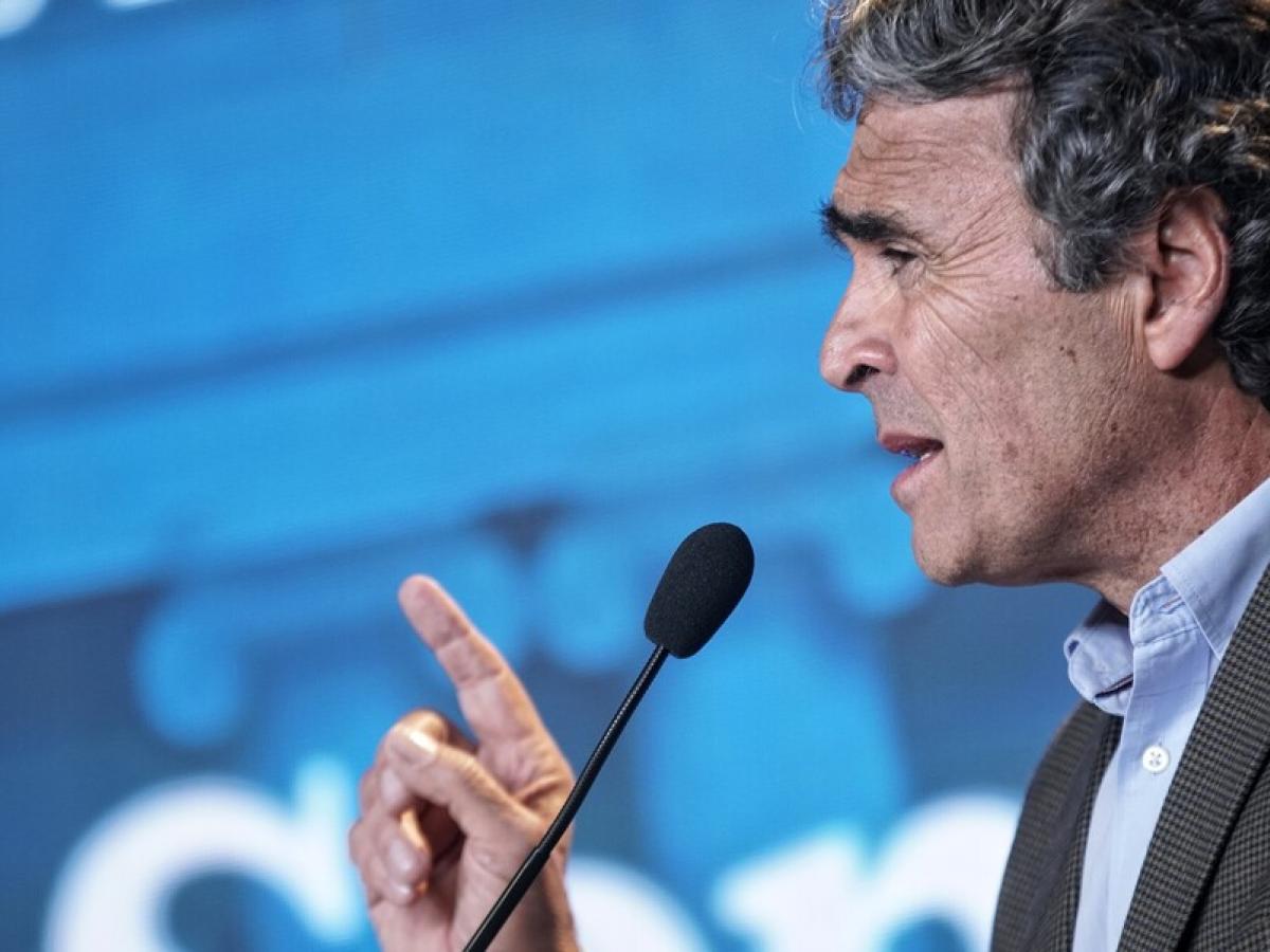 Candidato presidencial Sergio Fajardo 