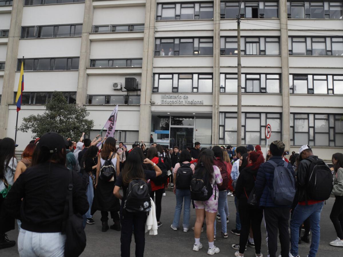 Protestas en Bogotá por el costo de las matrículas universitarias