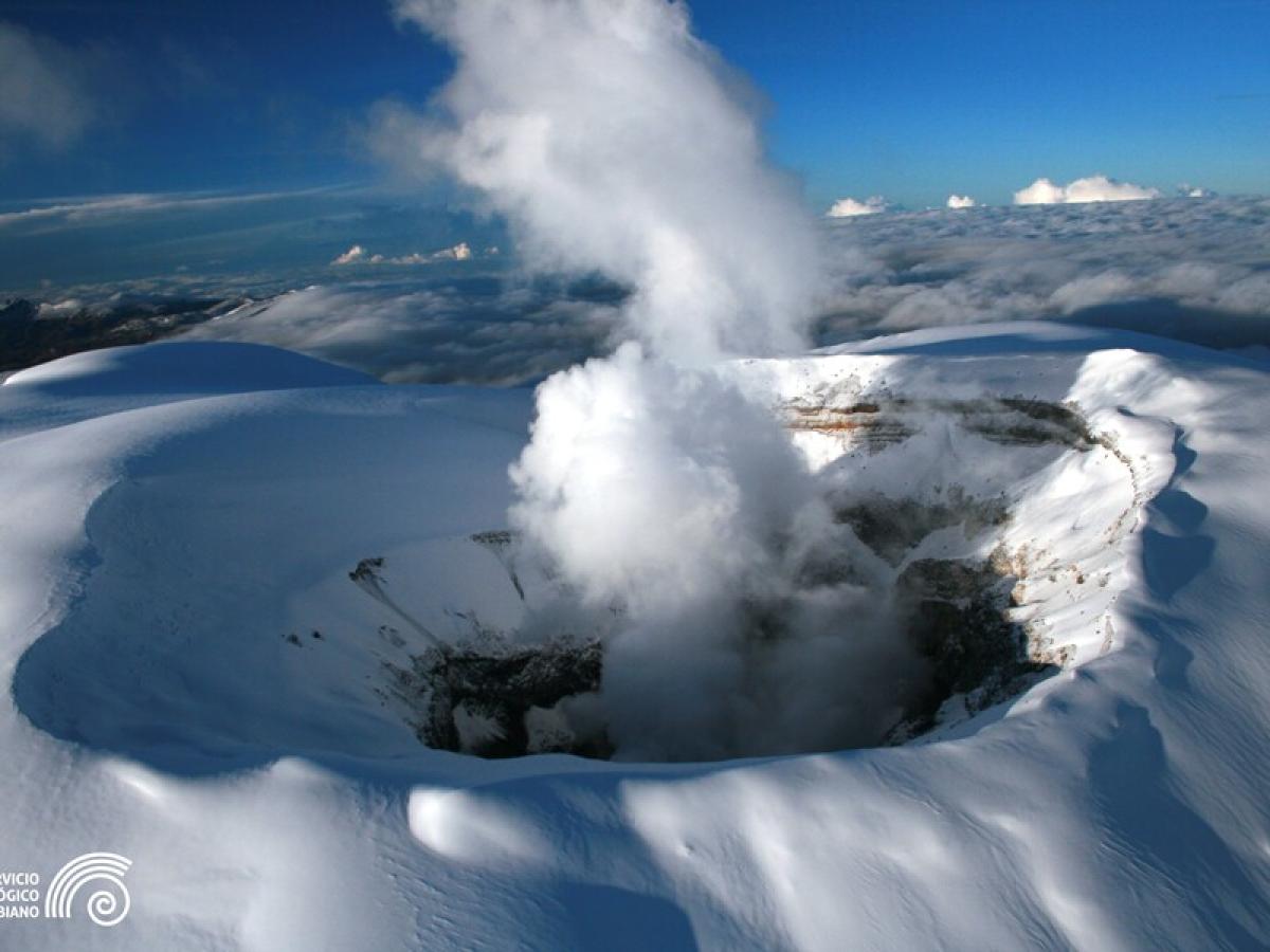 Nevado del Ruiz nivel de actividad naranja hoy