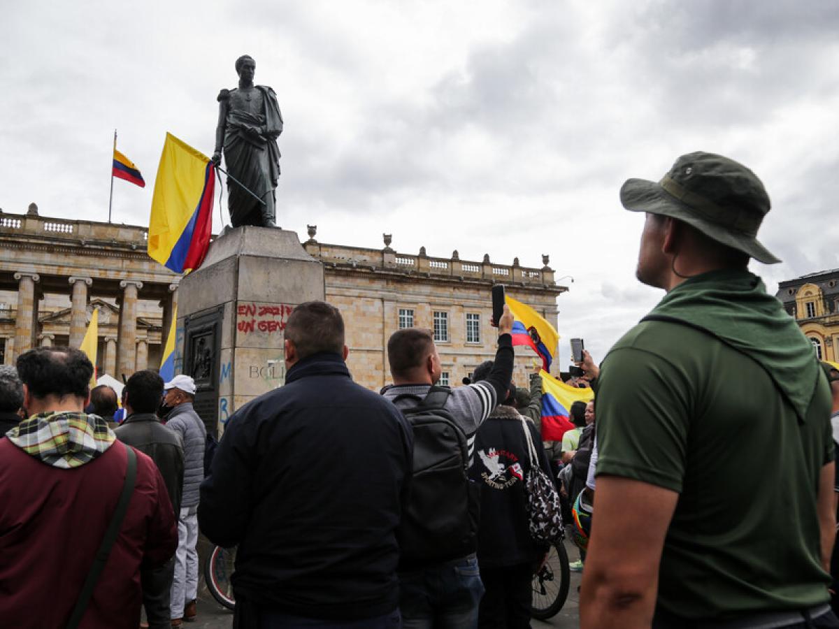 Protesta veteranos en la Plaza de Bolívar: razones