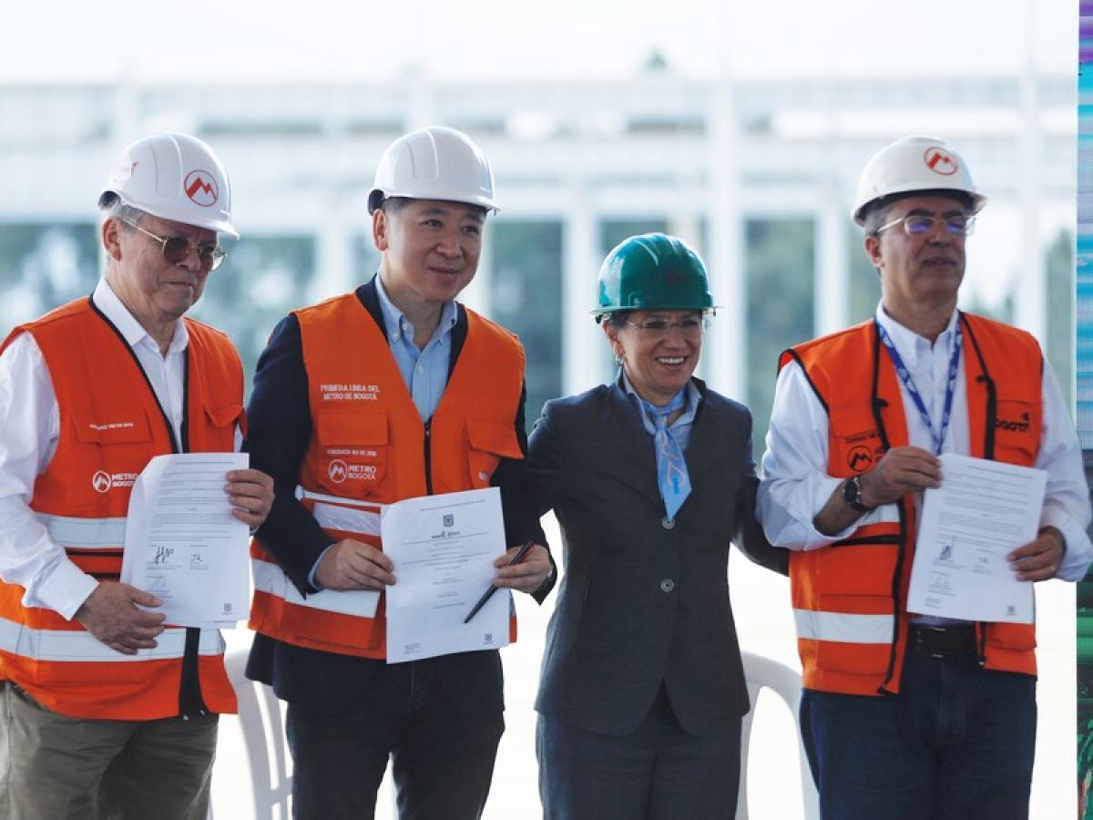 Bogotá: Avanza la construcción de la primera línea del metro