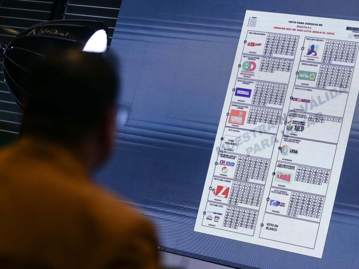 Elecciones regionales 2023: como marcar los tarjetones