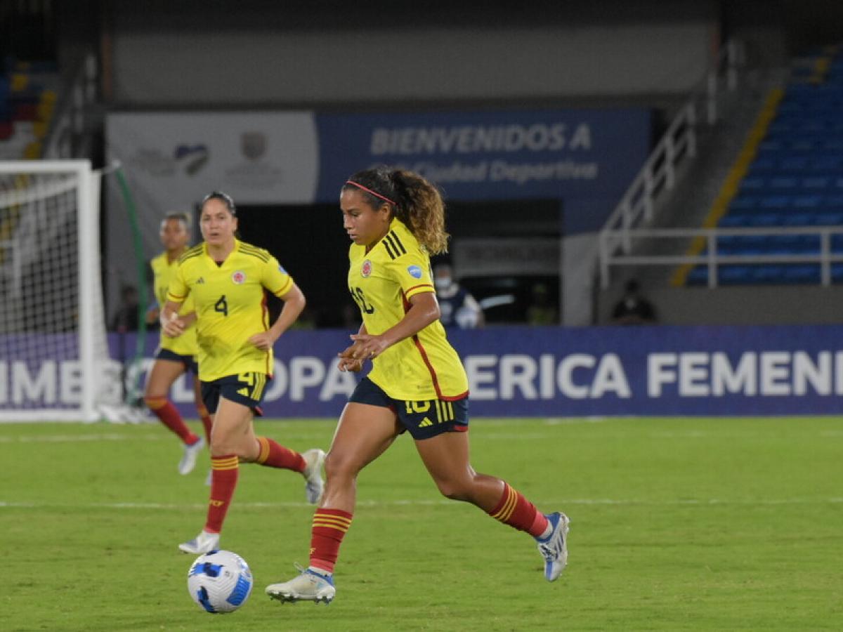 Colombia goleó 4 -0 a Chile | Copa América Femenina