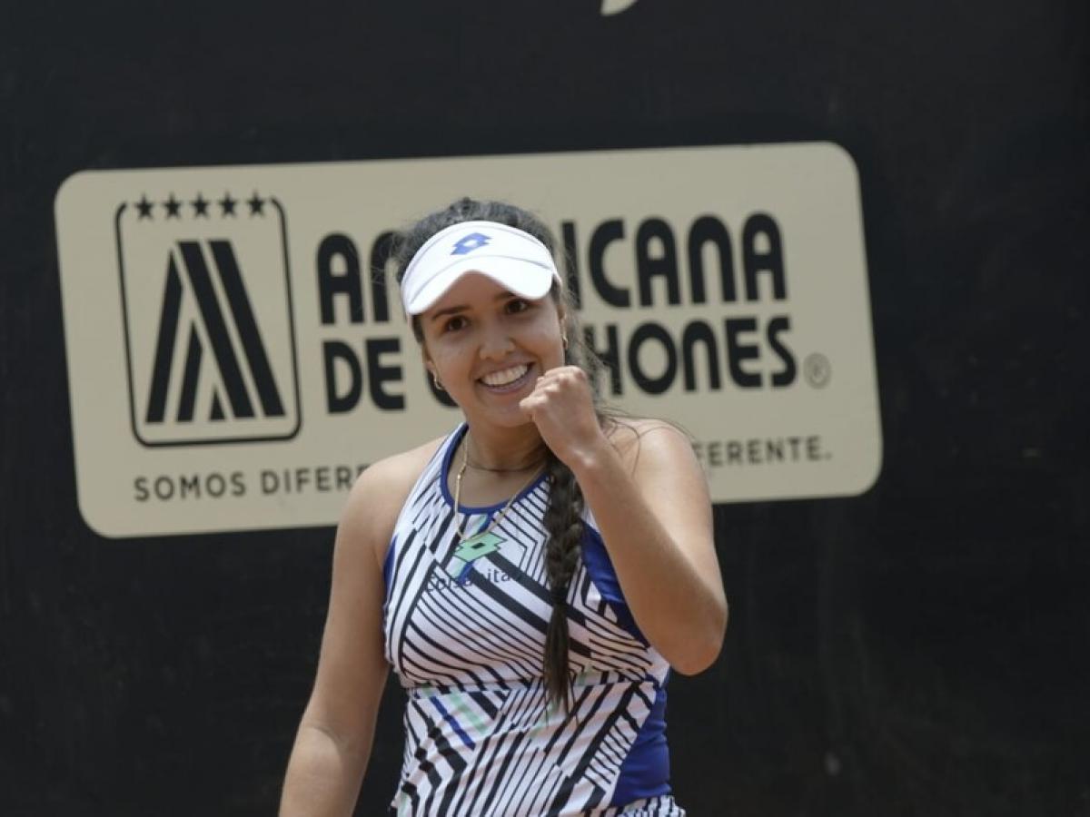 Tenista Camila Osorio en el WTA de Guadalajara