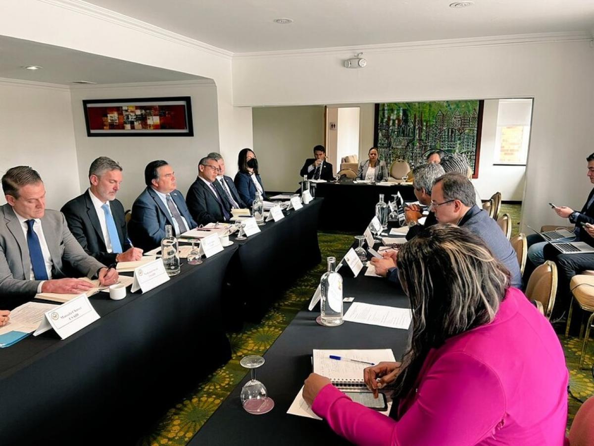 Reunión delegados de Joe Biden con equipo de Gustavo Petro