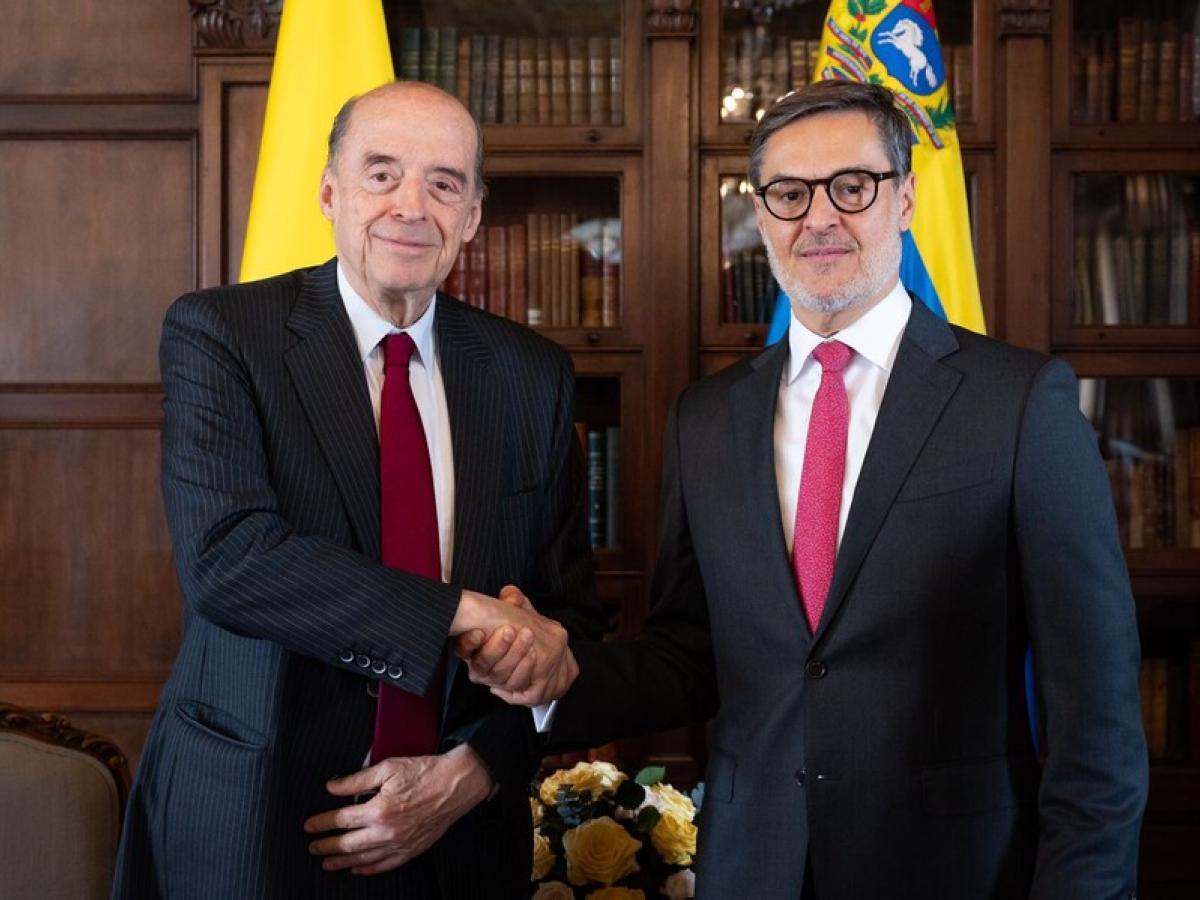 Embajador de Venezuela en Colombia entregó credenciales al canciller Leyva