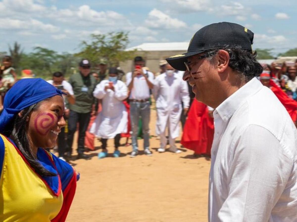 Presidente Gustavo Petro en La Guajira