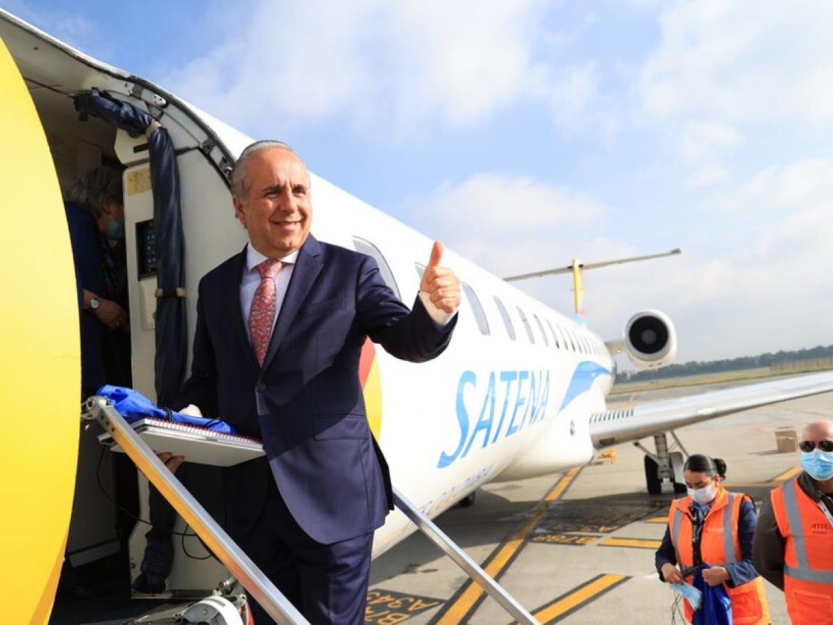 Llegó a Caracas el primer vuelo desde Bogotá