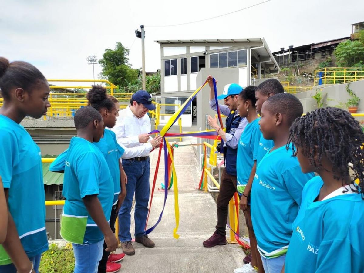 Inauguran planta de tratamiento en Quibdó que beneficiará a 129.000 habitantes