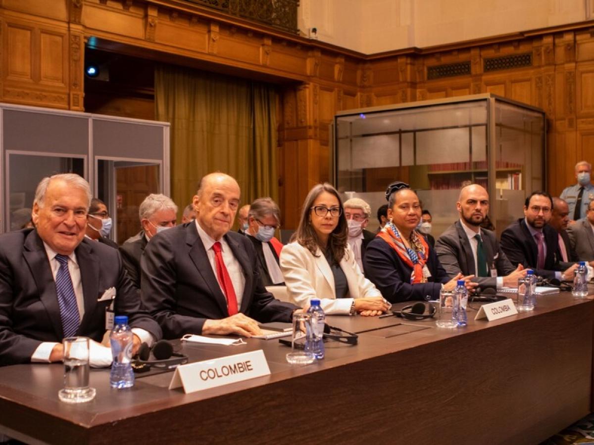 La Haya: Colombia presento alegatos en litigio con Nicaragua
