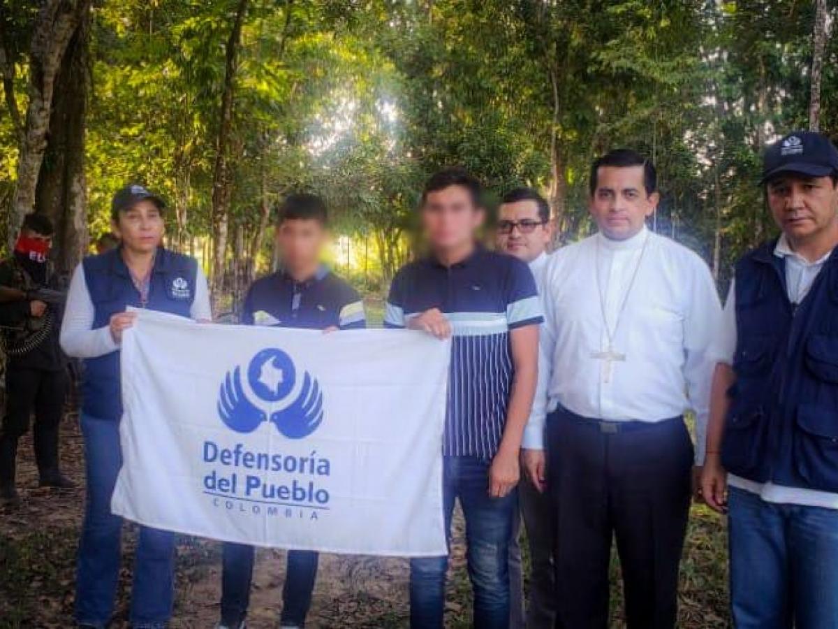 Liberan a dos adolescentes que estaban en poder del Eln