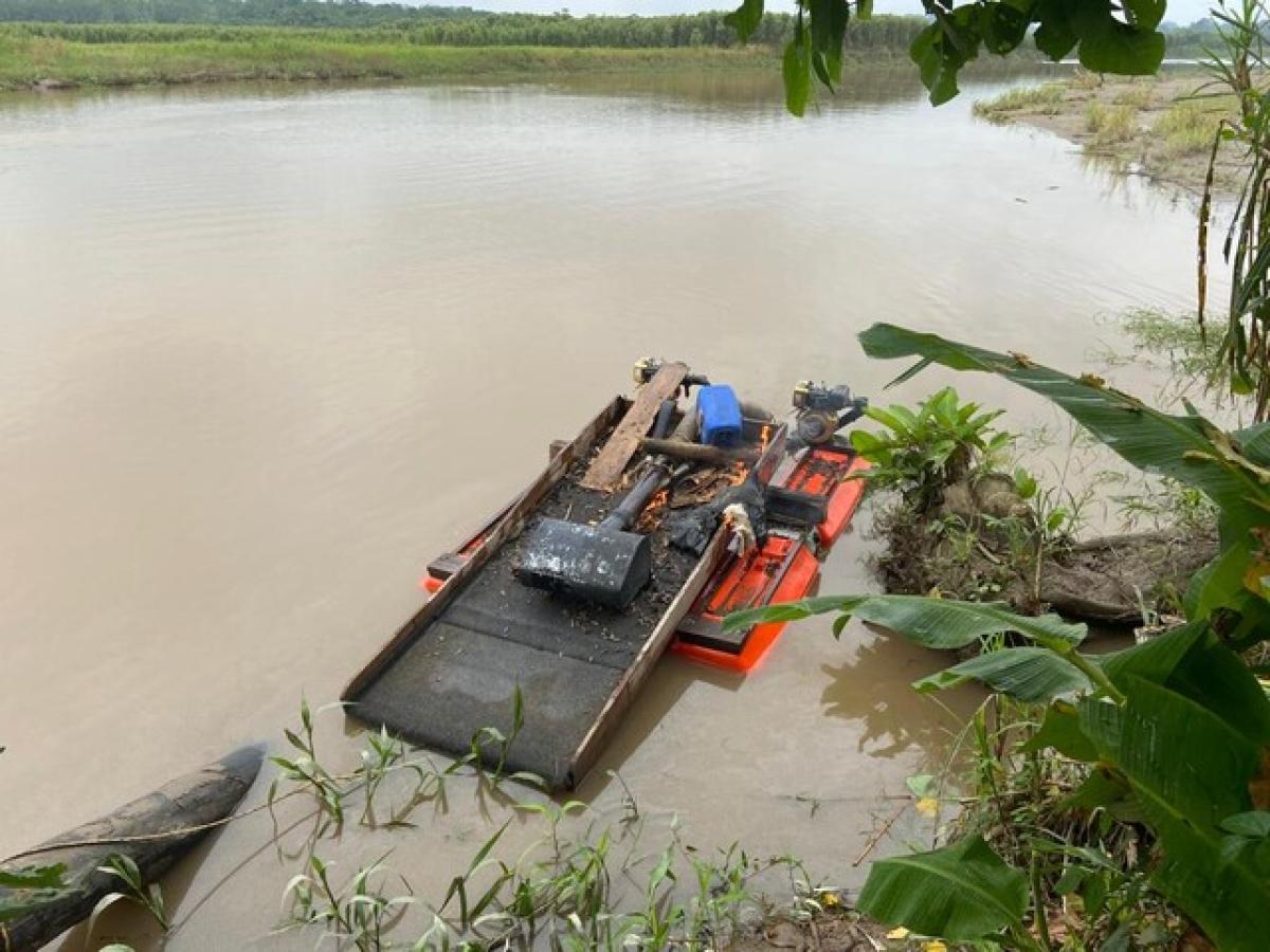 ¿Cuántas personas han capturado por minería ilegal este año? 