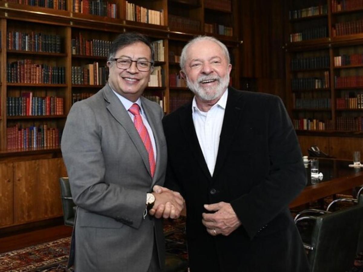 Gustavo Petro y Lula Da Silva 