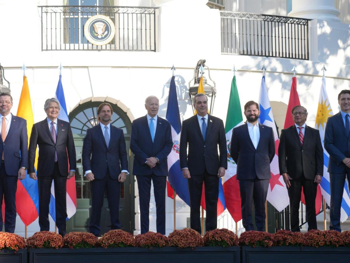 . El presidente, Gustavo Petro, participa del encuentro de líderes del continente en Washington.