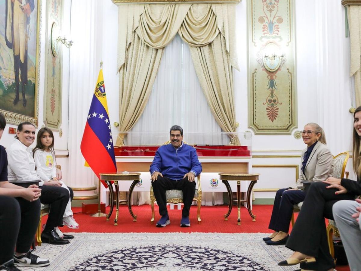 Alex Saab fue recibido por Nicolás Maduro en Caracas