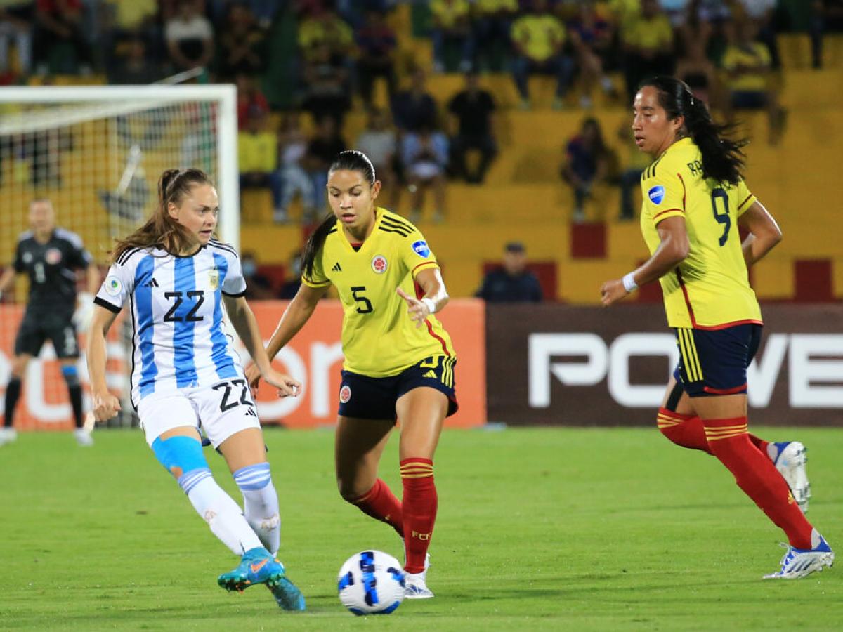 Copa América Femenina Selección Colombia derrotó a Argentina