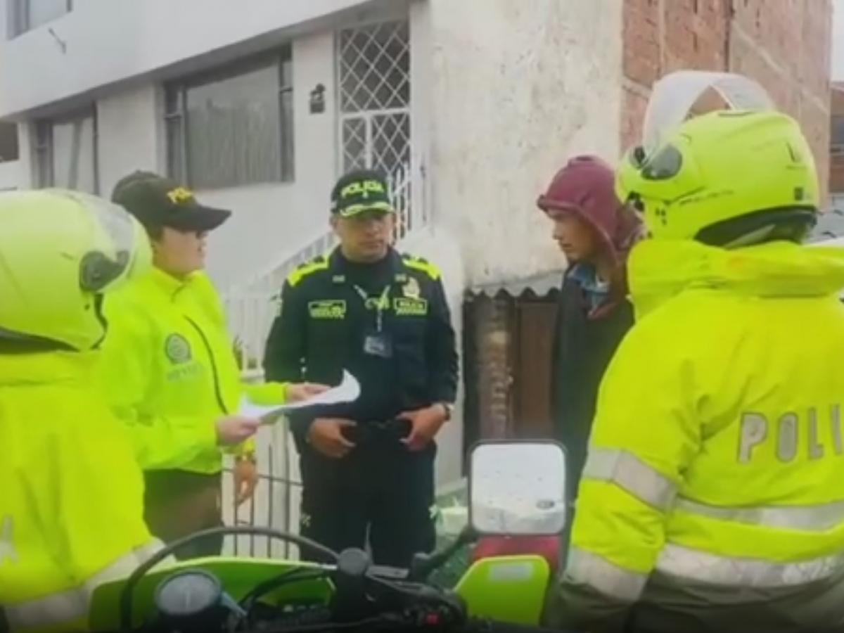 Capturan hombre que agredió a un Policía en Chía