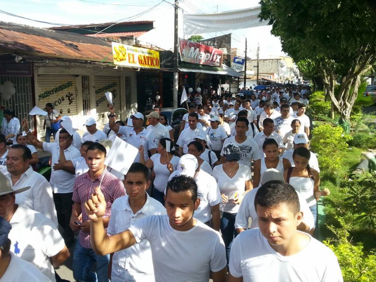 Juntanza por la paz en Tame