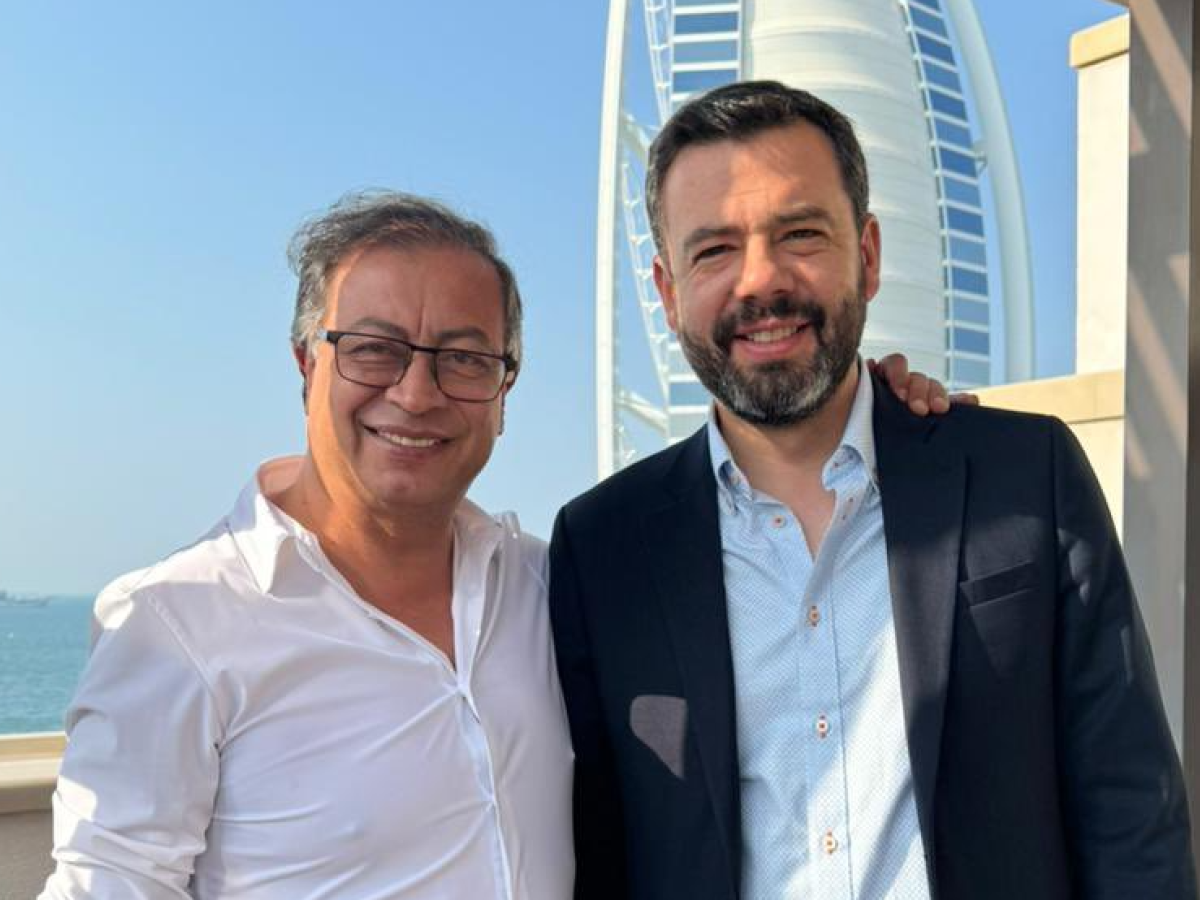 Petro y galán se encuentran en Dubái y hablan de temas de Bogotá