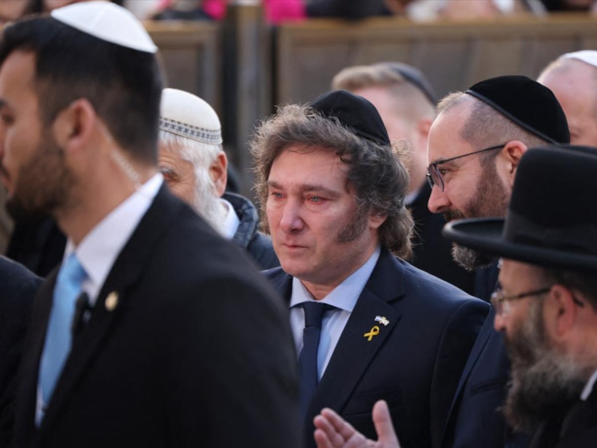 Javier Milei en Israel: trasladaría embajada de Argentina a Jerusalén