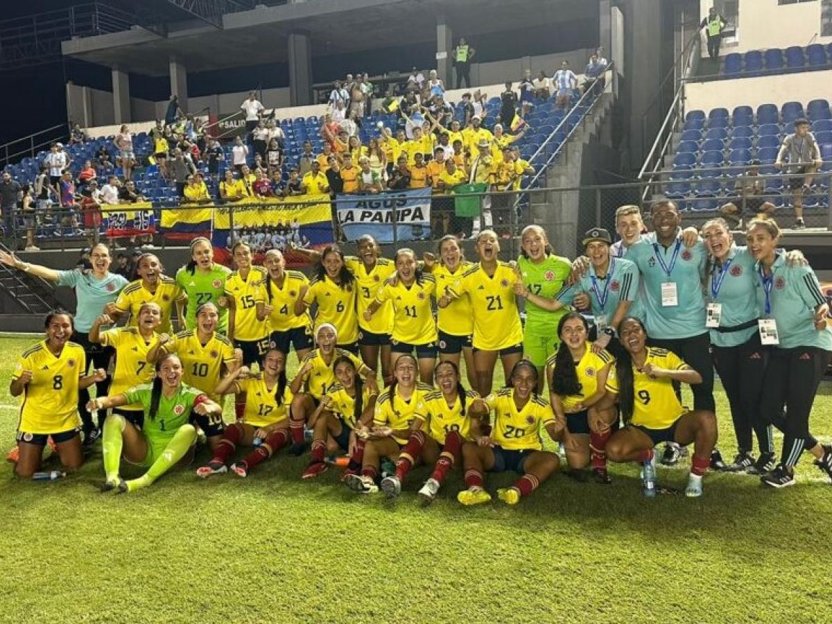 Selección Colombia Femenina Sub 17 triunfó frente a Argentina 