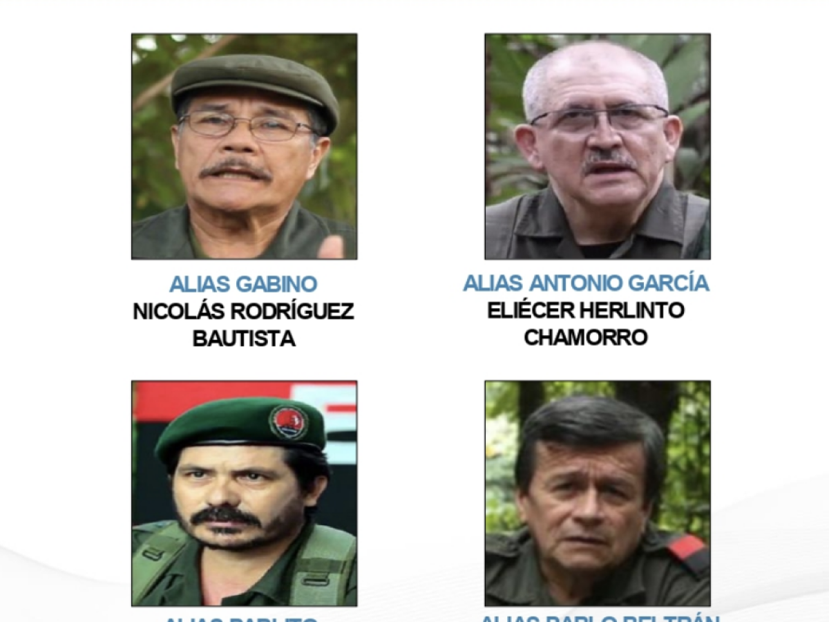 Recompensa por los más buscados del Eln