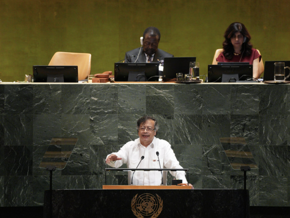Intervención de Gustavo Petro en la Asamblea de la ONU 2025 sobre Palestina