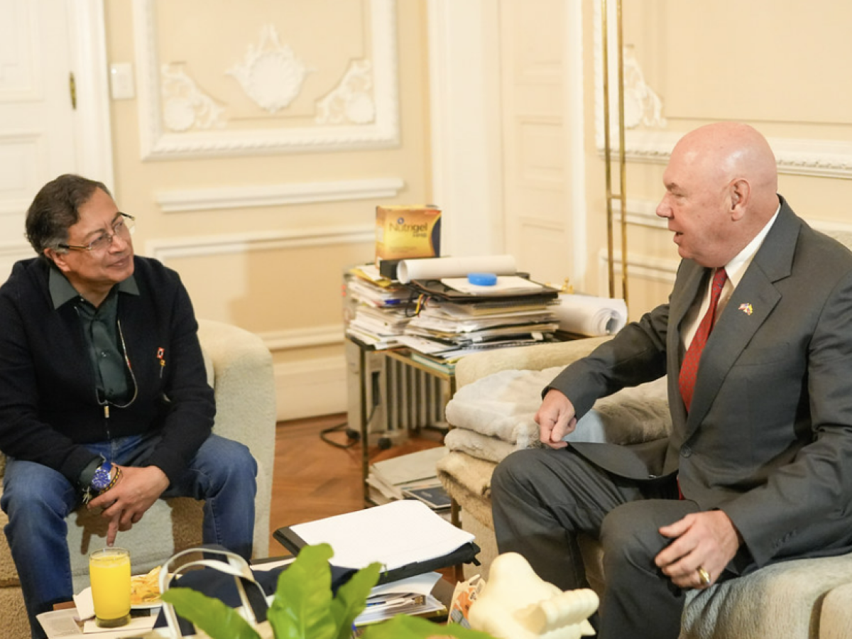 Encuentro entre el presidente Gustavo Petro y John McNamara
