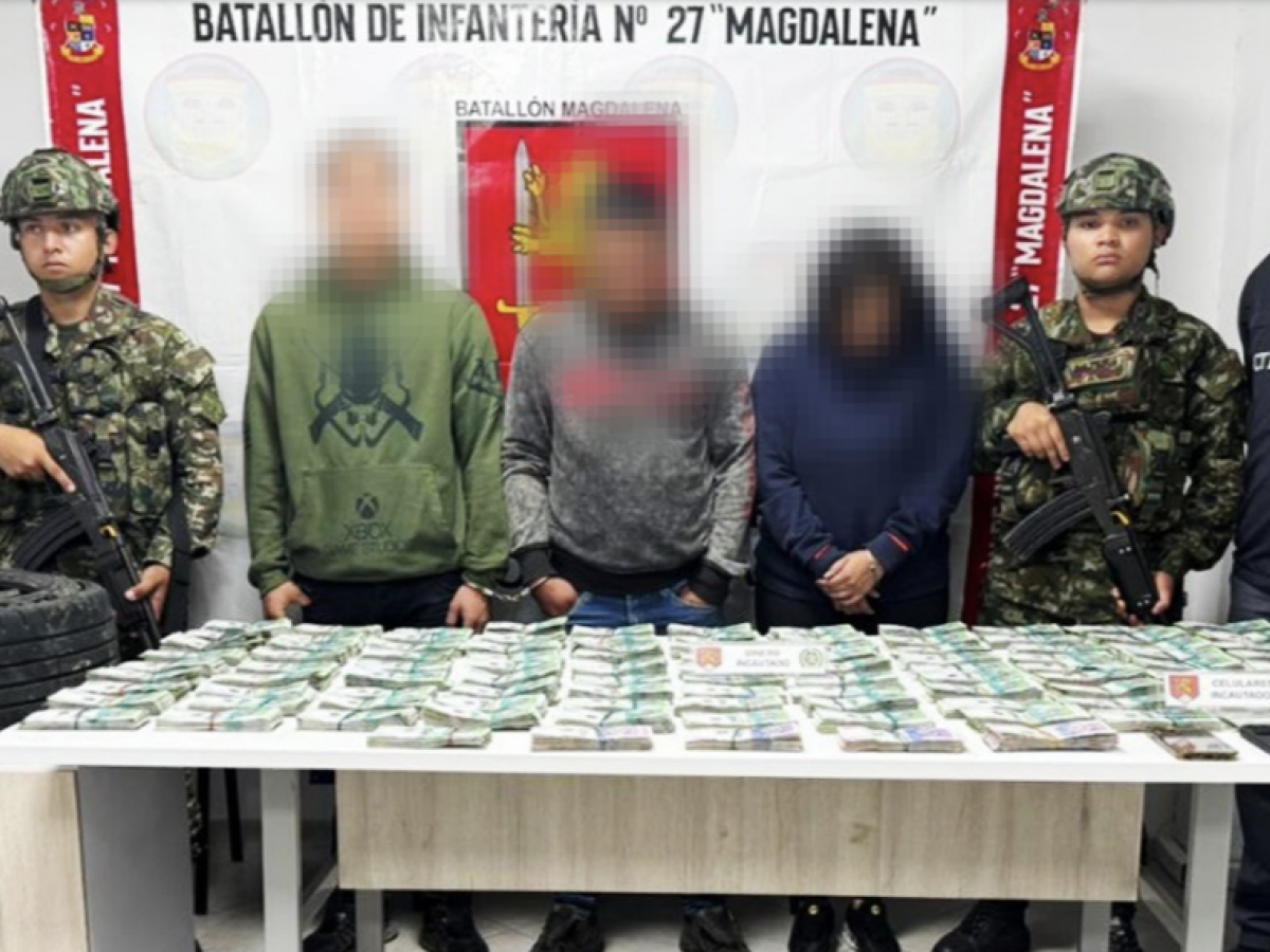 Ejército incauta más de mil millones de pesos Pitalito Huila 
