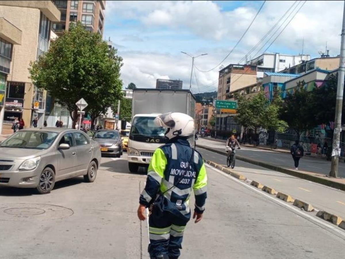 Movilidad Bogotá HOY: bloqueo carrera séptima
