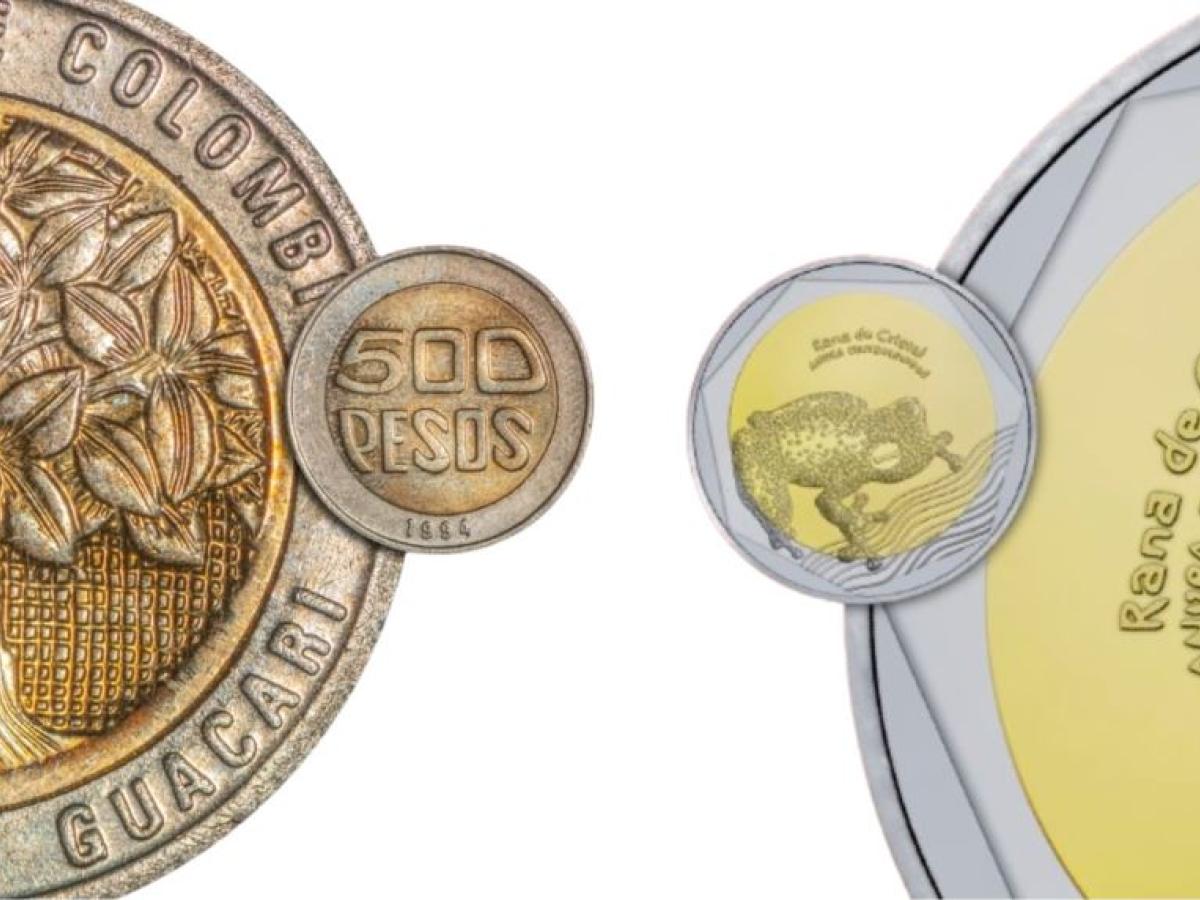 Historia moneda de 500 pesos colombiana: árbol y rana