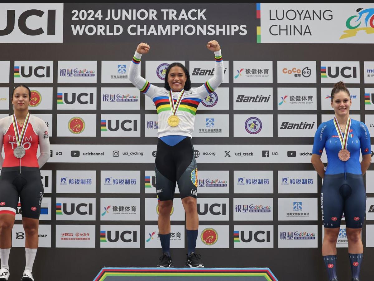 Campeonato Mundial Junior de Pista: Stefany Cuadrado tercer título