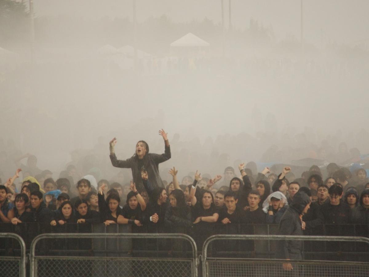  Así fue la granizada que apagó a Rock Al Parque 2007