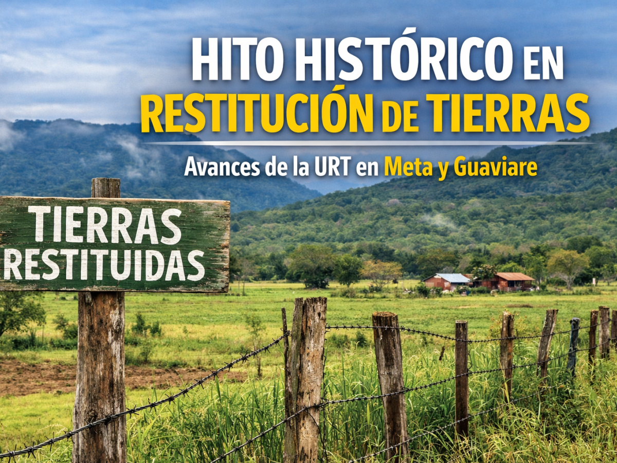 URT logra hito histórico en restitución de tierras en Meta y Guaviare