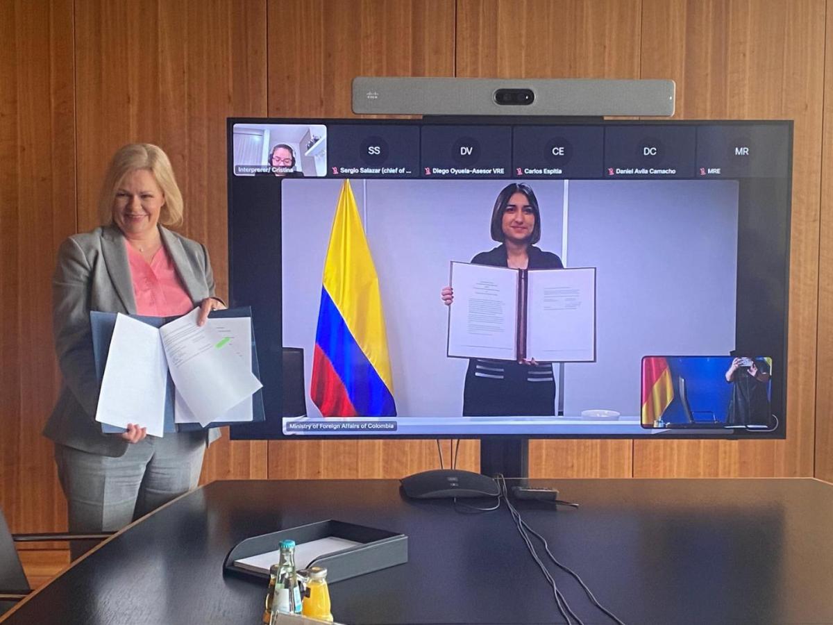 Alianza migratoria entre Colombia y Alemania 