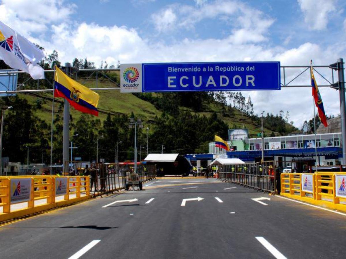 Comercio en la frontera Colombia Ecuador hoy
