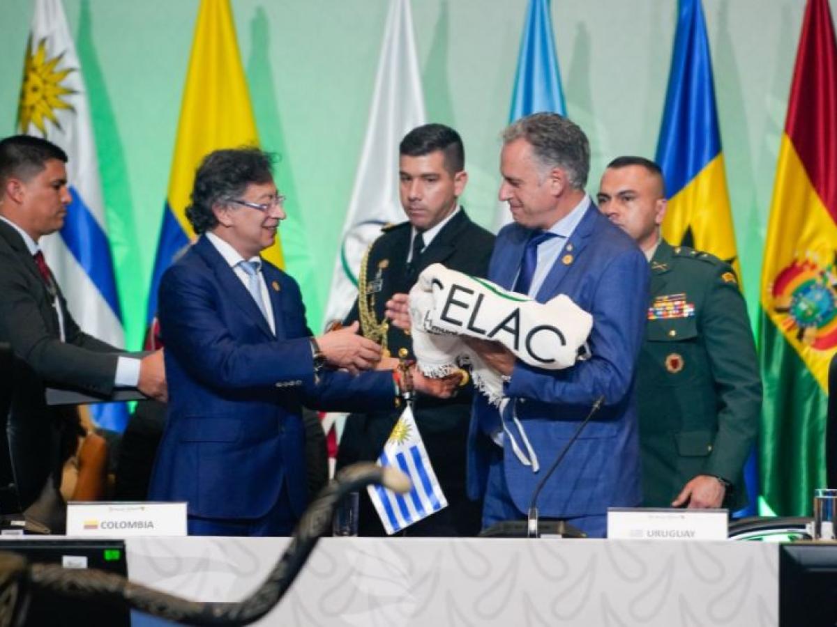Colombia presidencia Pro Tempore de la CELAC entrega a Uruguay 