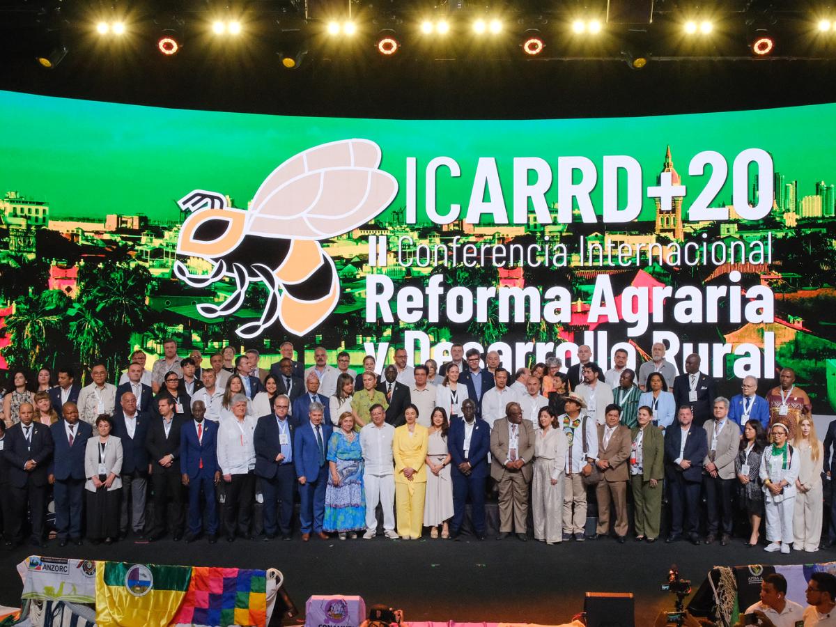 Reforma agraria y desarrollo rural en Colombia: ICARRD+20 Cartagena