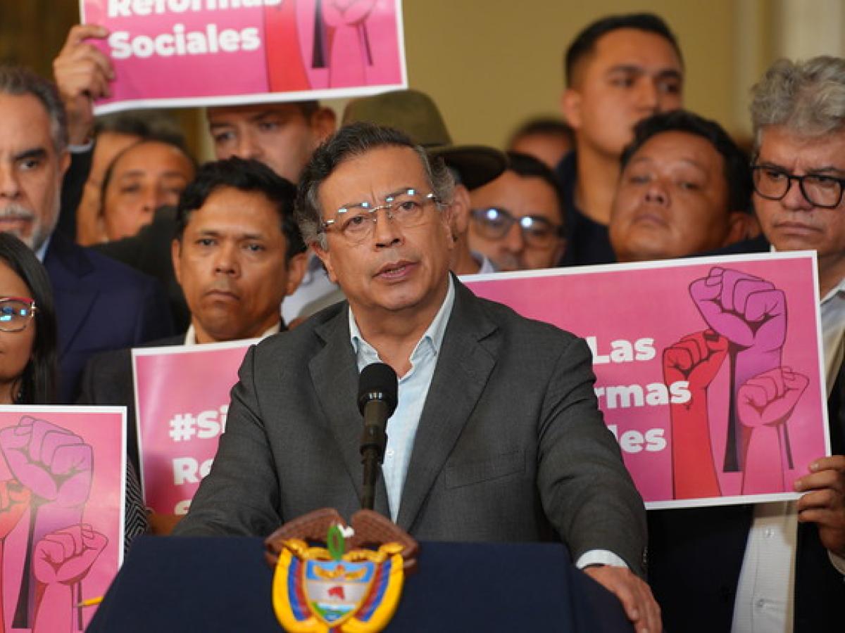 Presidente Gustavo Petro convoca a consulta popular para defender las reformas del gobierno