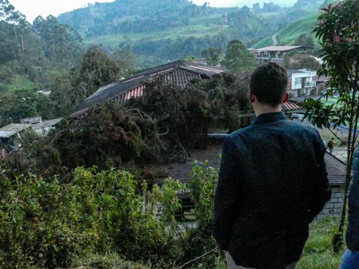 Declaran Estado de Emergencia en Villamaría, Caldas por vendaval en zona rural