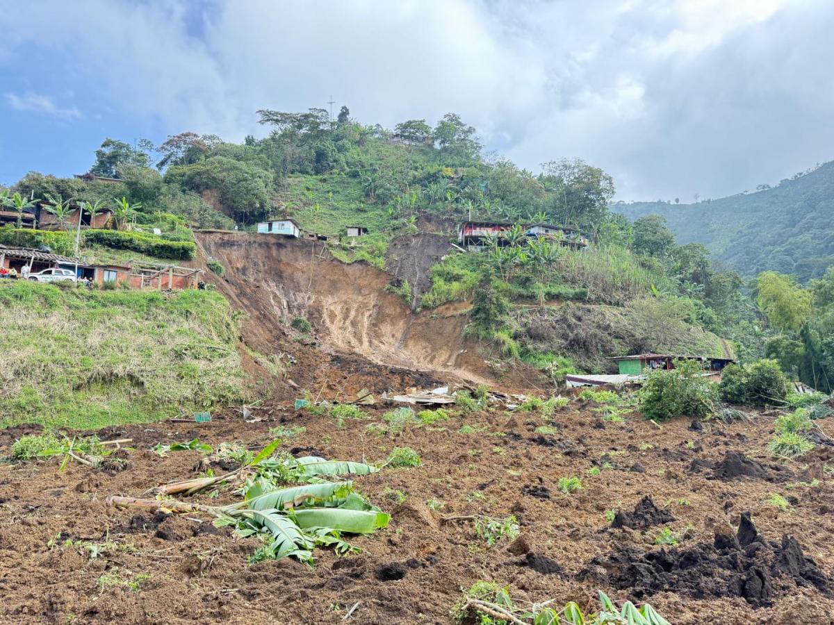  Deslizamiento en Villamaría, Caldas