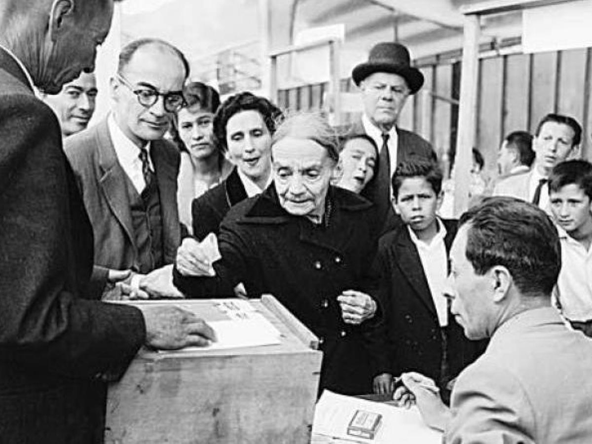 Cuándo votaron las mujeres por primera vez en Colombia 