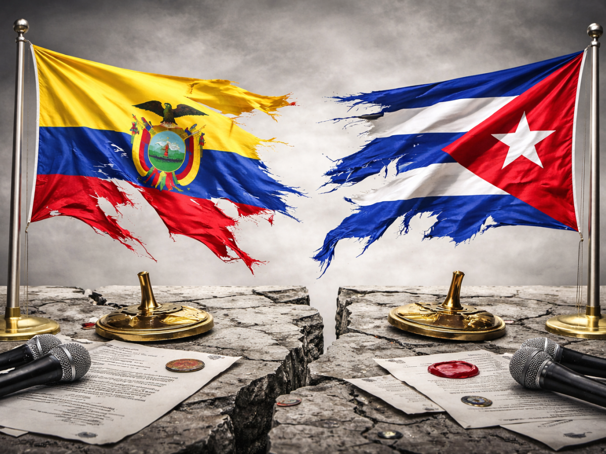 Cuba califica de "arbitraria" su expulsión de Ecuador tras orden de Daniel Noboa