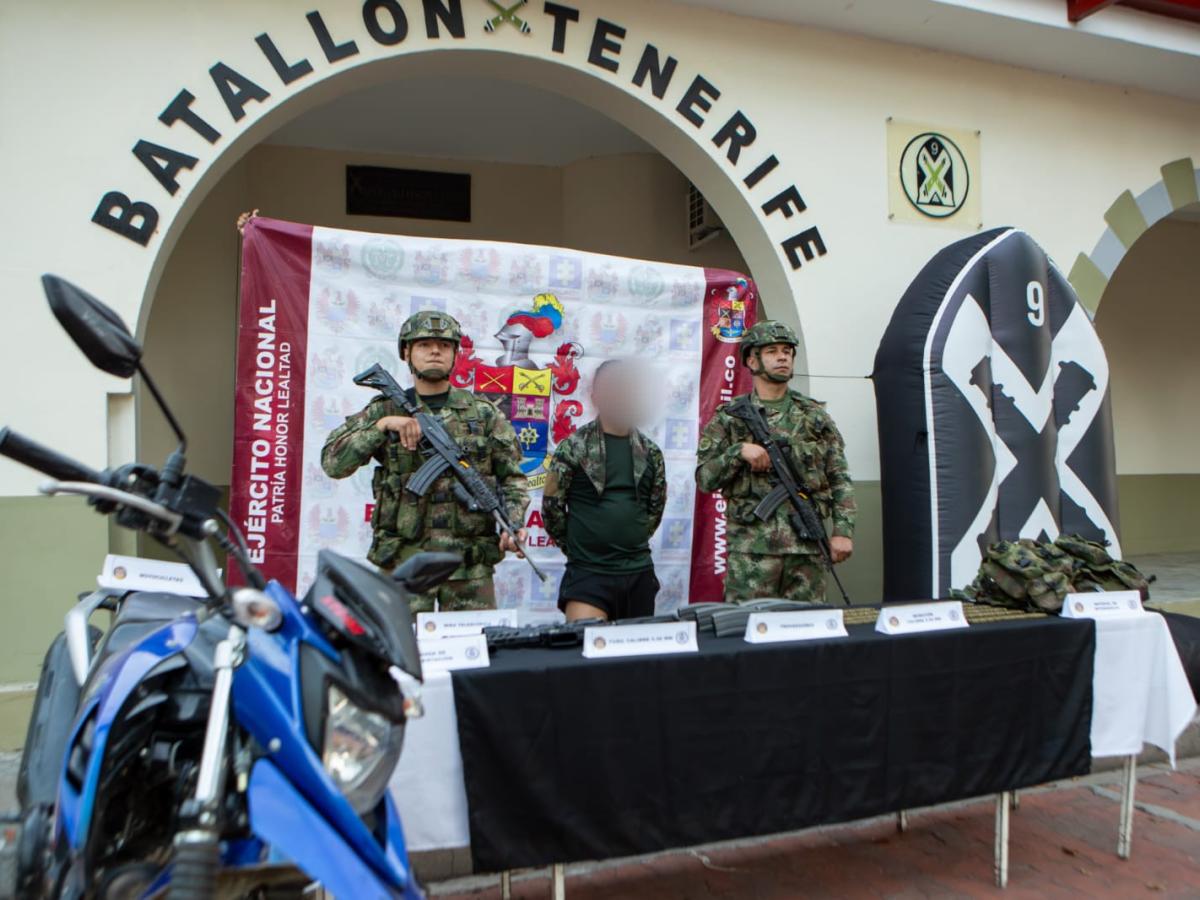 Presunto integrante del frente "Ismael Ruiz" fue capturado