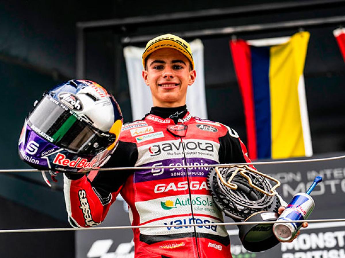 David Alonso volvió a ganar una carrera del Mundial de Moto 3