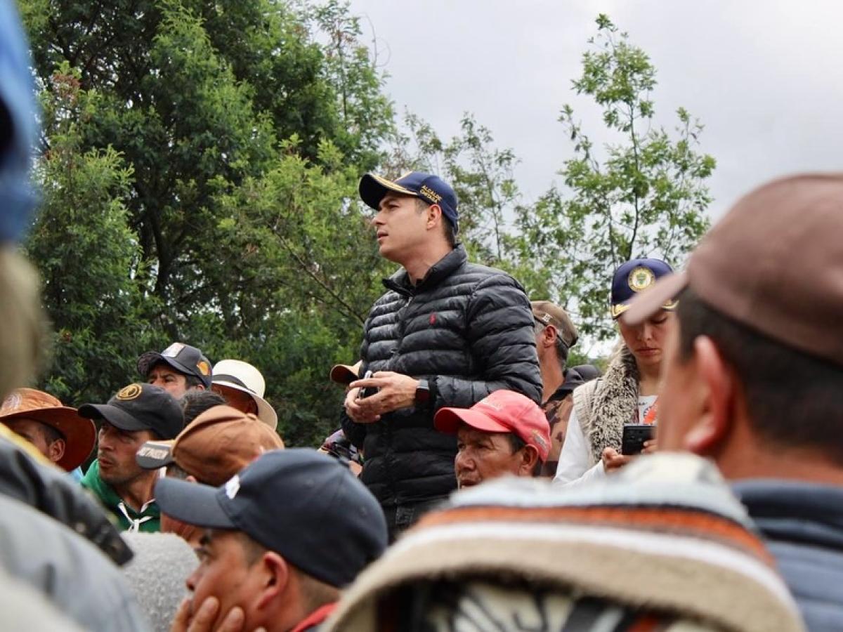 Denuncian que Yorman Suárez, alcalde de Chitagá, habría participado en política en protestas contra el Catastro Multipropósito