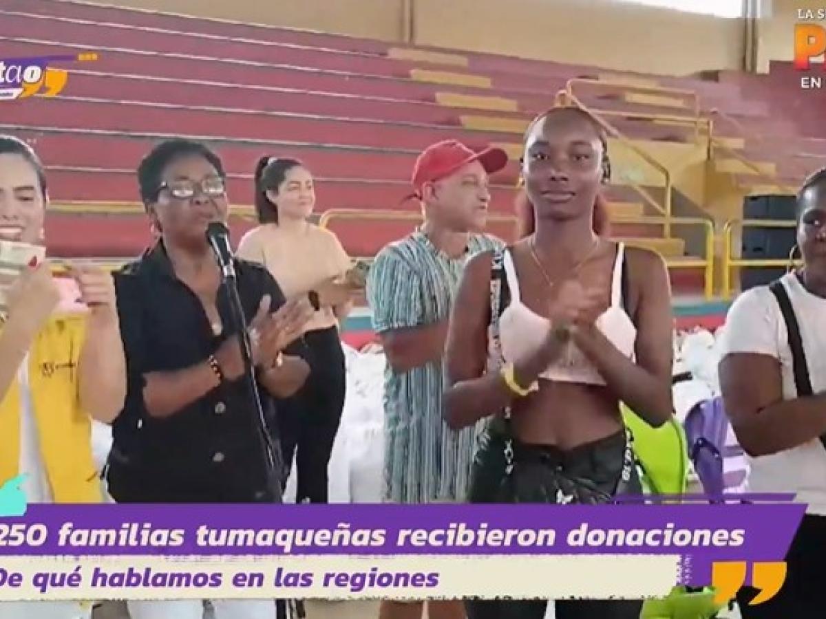 Departamento de Prosperidad Social entrega ayudas en Tumaco