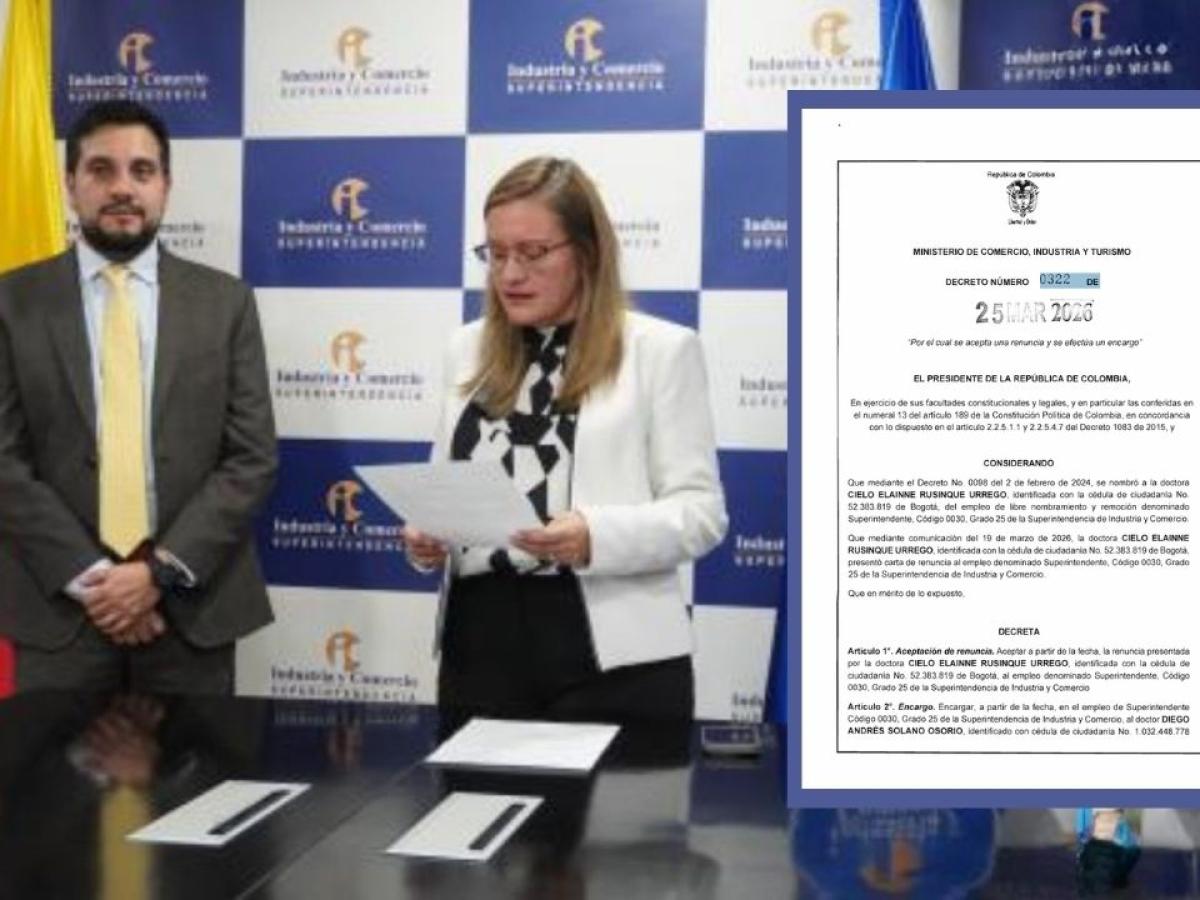 Diego Andrés Solano Osorio, nuevo superintendente encargado de Industria y Comercio