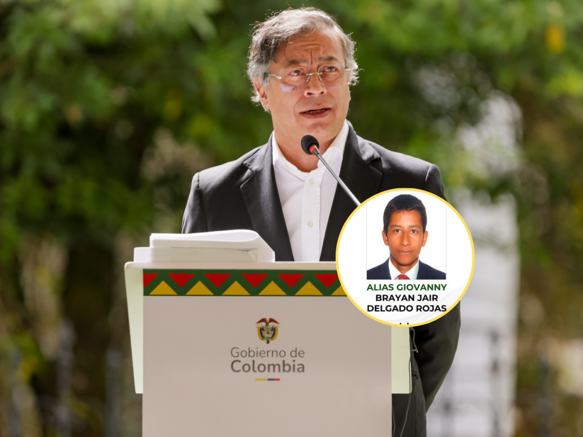 Gustavo Petro celebra entrega de alias Giovanny, miembro del EMC en el Cauca